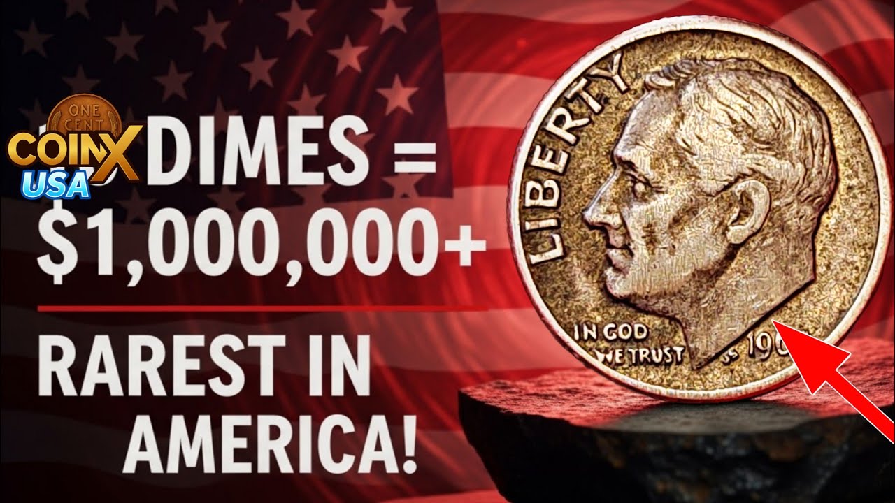 STOP Spending These Dimes! 5 Roosevelt Coins Worth Over $1 Million Right Now! Coin X USA