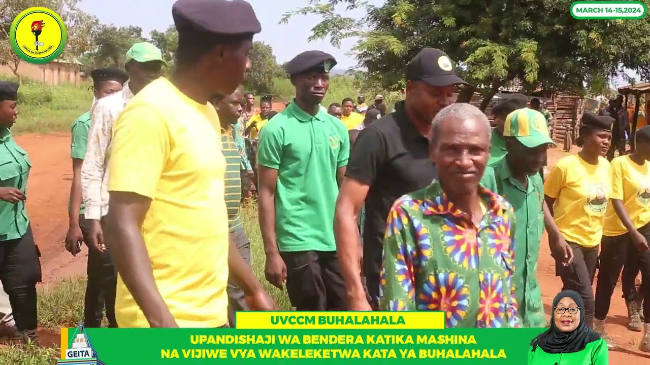 UVCCM KATA BUHALAHALA YA NENA MAKUBWA KTK OPERATION YA KUPANDISHA BENDERA
