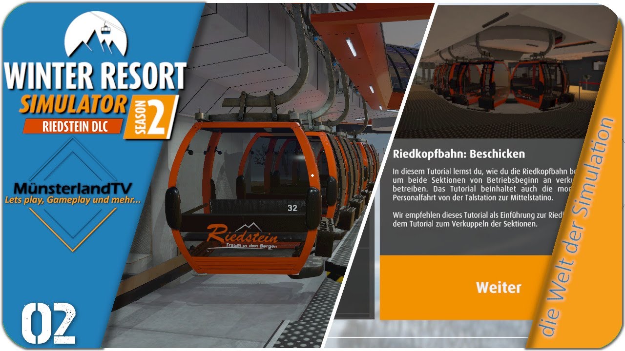 Winter Resort Simulator Season 2 ▶02 ❄️ Szenario: Riedkopfbahn beschicken 🥶 WRS2 ⛷️🚡 [deutsch] [HD]