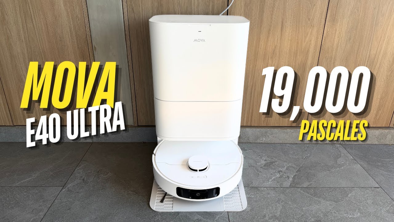 Mova E40 Ultra,lo hace todo por ti: 19,000 Pa de Potencia