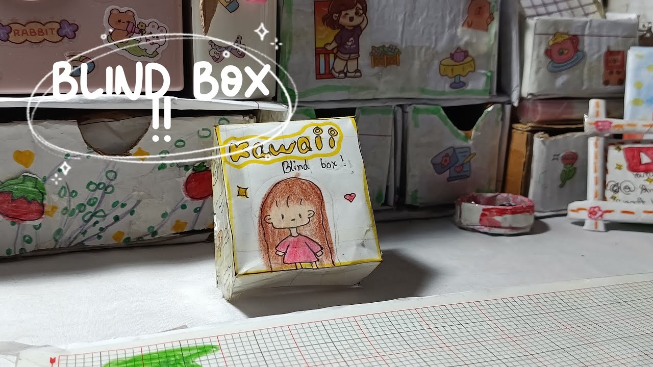~Kawaii~ blind box 💐📦| cute |asthetic | | unboxing with me 🎉✨ | DIY crafts 🎀