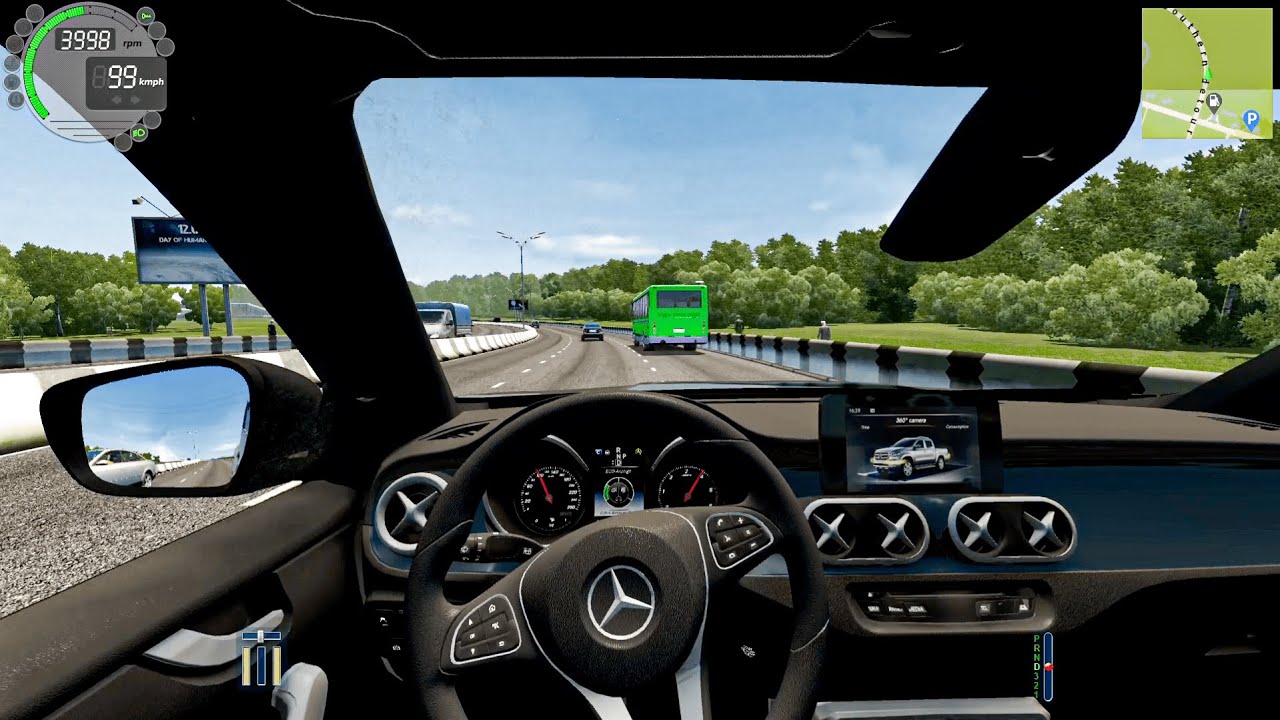 Mercedes X250 | City Car Driving | Logitech G29