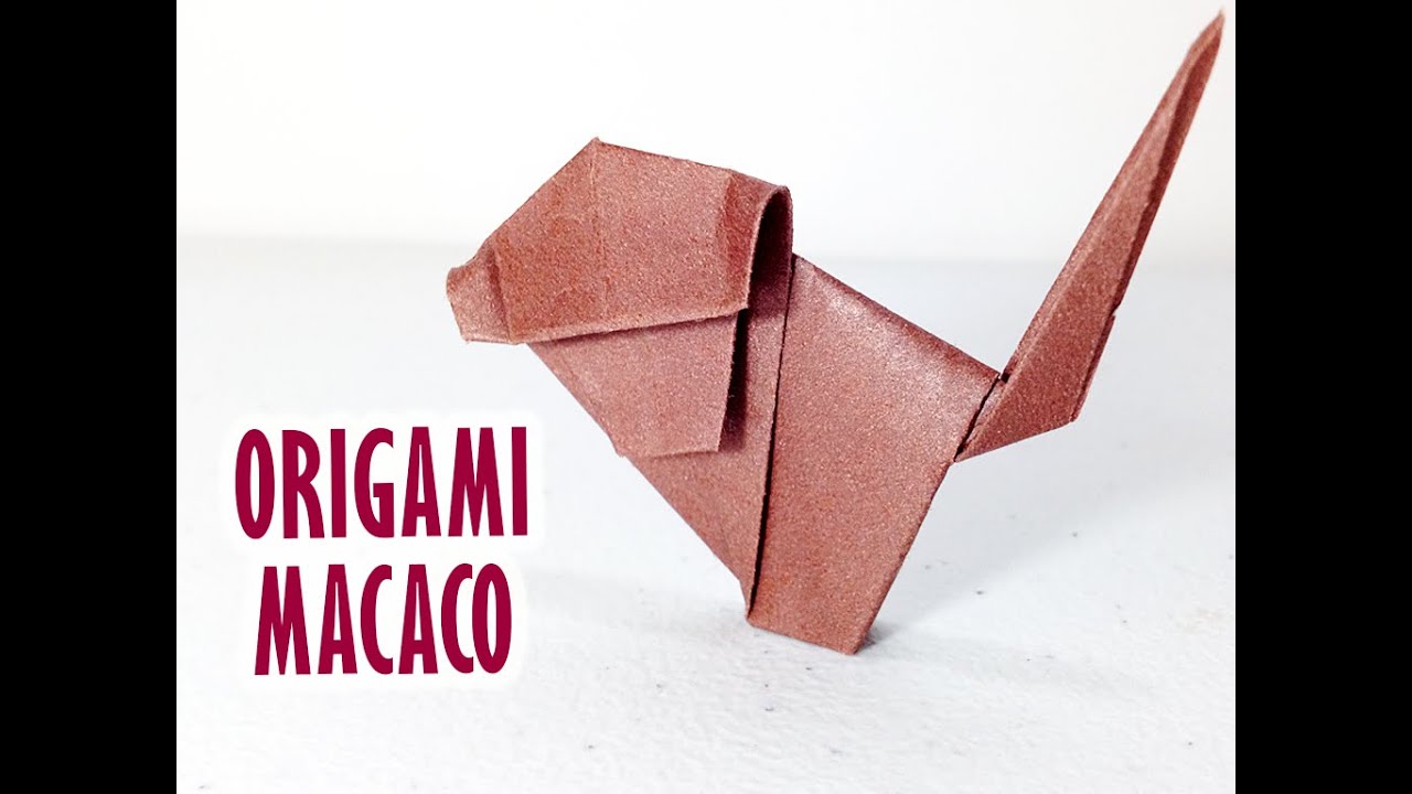Origami Macaco - Passo a passo