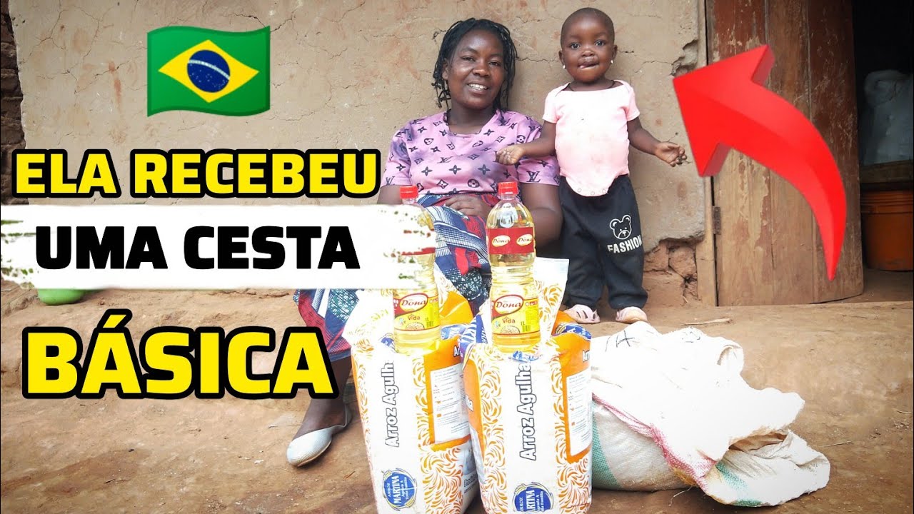 🇧🇷 MUITO OBRIGADO BRASIL 🙏 MAIS UMA BENÇÃO, ELA RECEBEU UMA CESTA BÁSICA