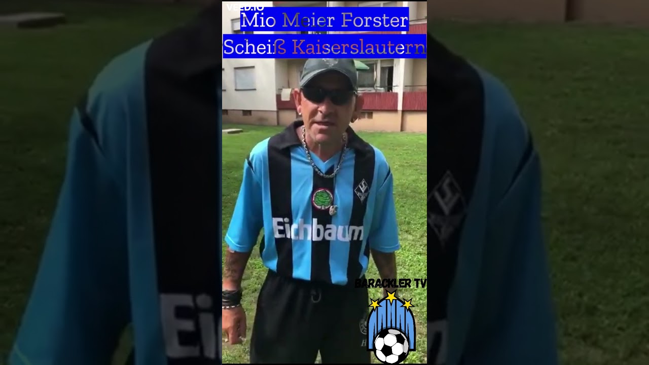 Waldhof Fan Mio Meier Forster Ansage Sch**&szlig; Kaiserslautern #shorts 🔵⚫🔵⚫🔵⚫