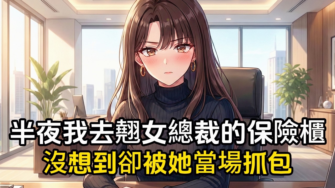 爲了給老媽治病，凌晨兩點我去撬女總裁的保險櫃，沒想到一回頭就看見高冷美女站在身後看著我#動漫 #漫畫 #二次元 #戀愛