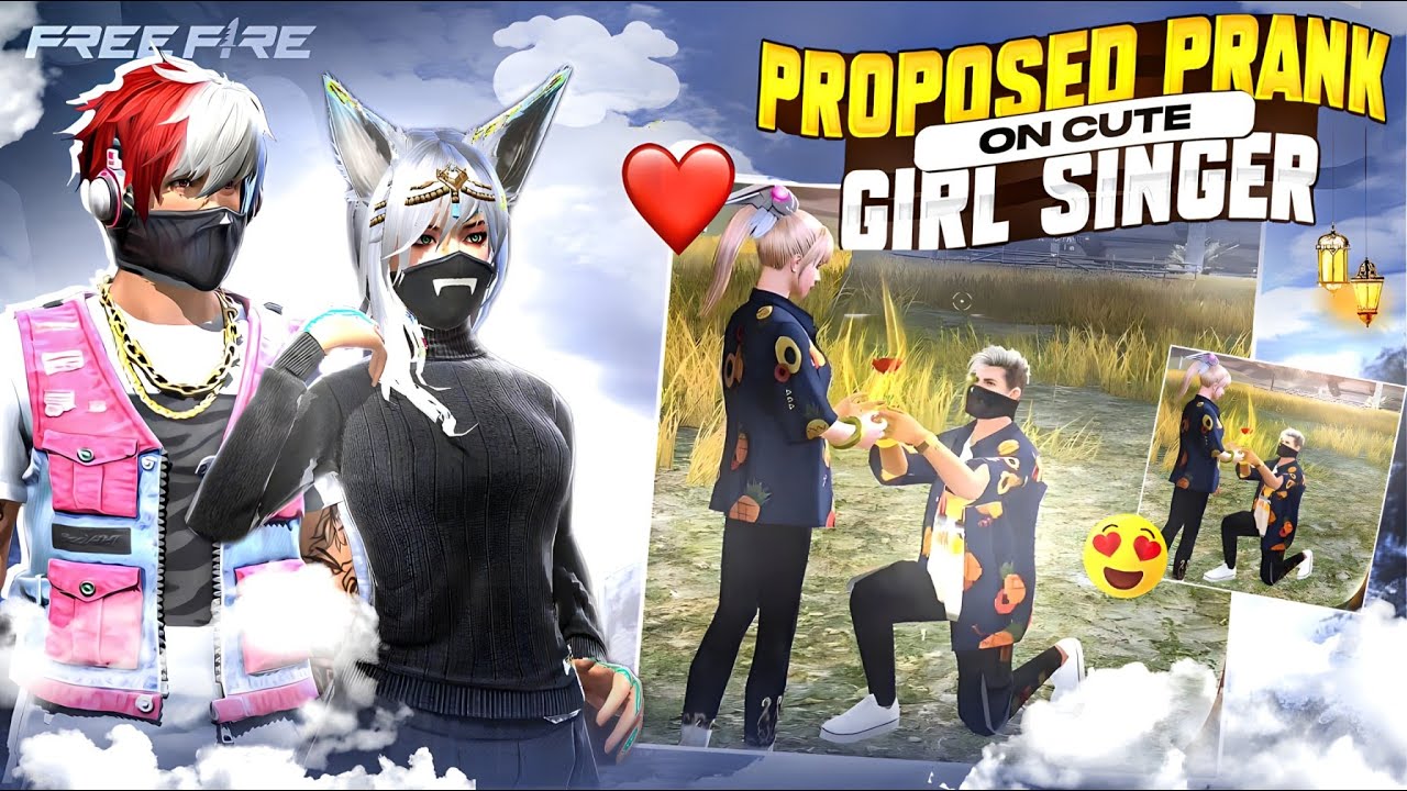 A Cute Girl Try To Proposed Me With Her Singing 😍 | Gone Romantic Scene 😅 - Garena Freefire ❤️