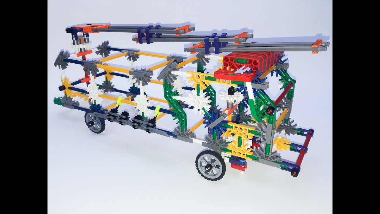 K'nex 52 Model Building Set - Big Ladder Fire Truck