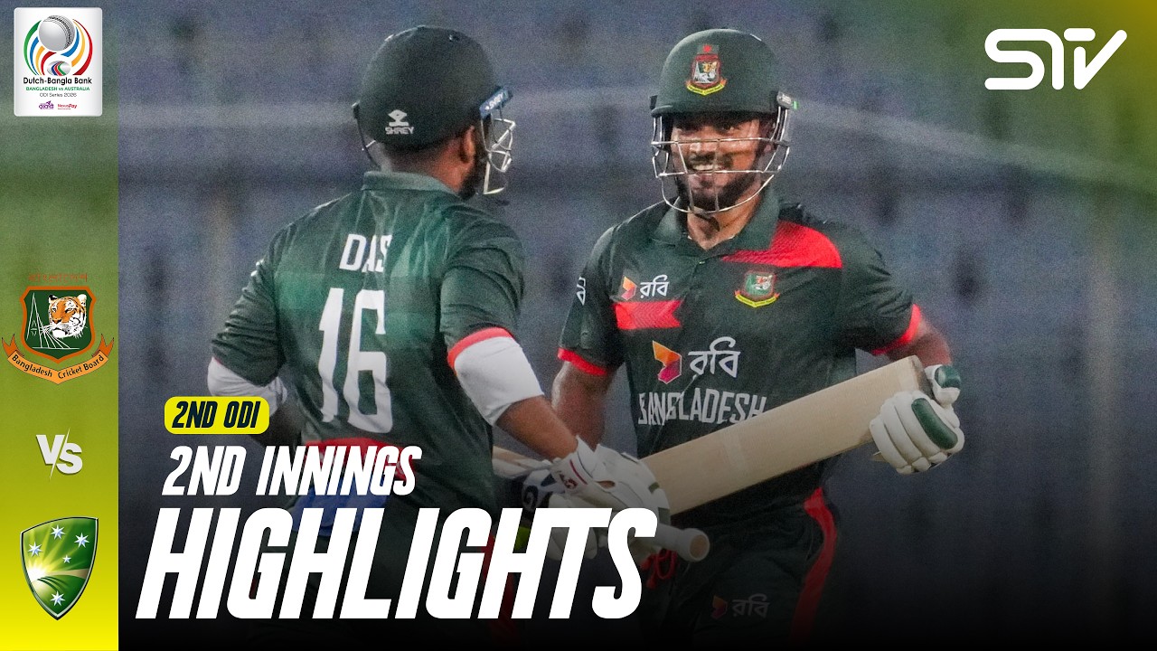 2nd Innings Highlights | Bangladesh vs Australia | Match 02 | ODI Series 2026 | M9K1K