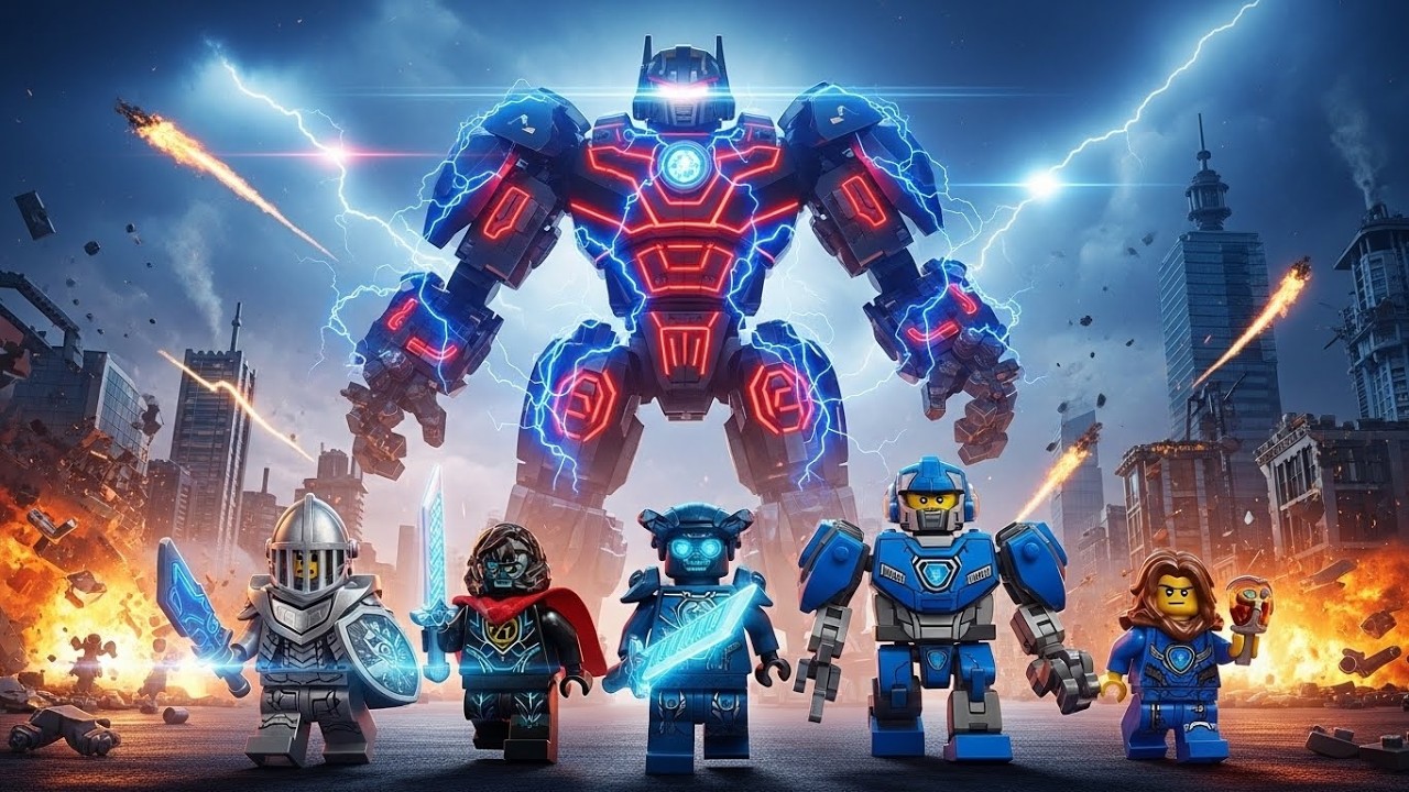 TOY WAR SAGA: Rise of the Super Mecha! Toy City Faces Destruction 🤖🏙️💥 LEGO TOY WAR
