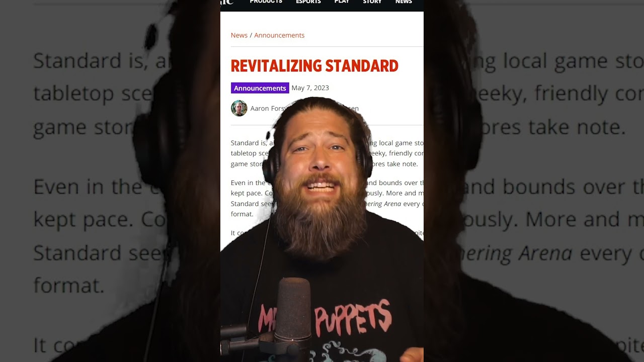 The Real Reason Paper Standard is Struggling | MTG #shorts
