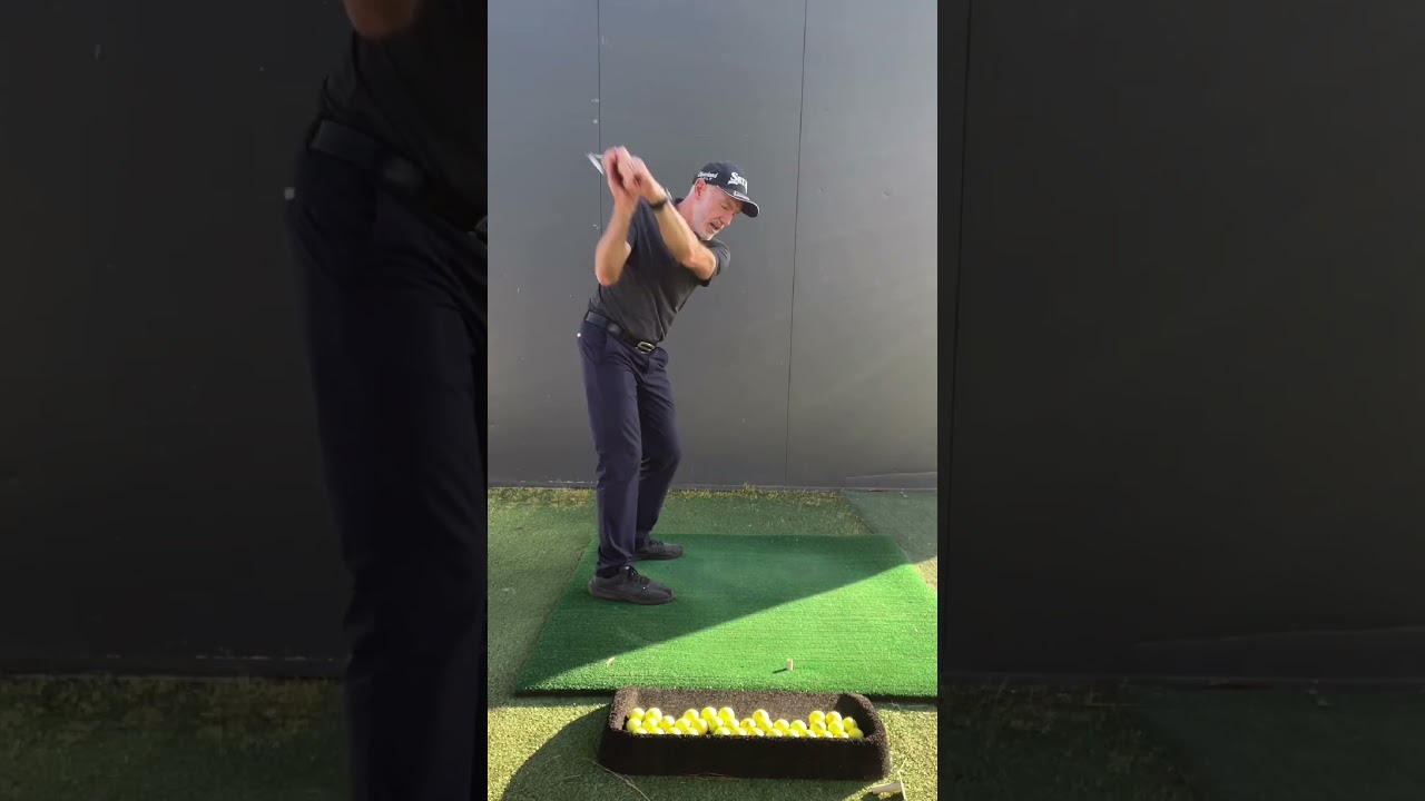 Stop manipulating or overthinking your back swing path. #shorts ￼