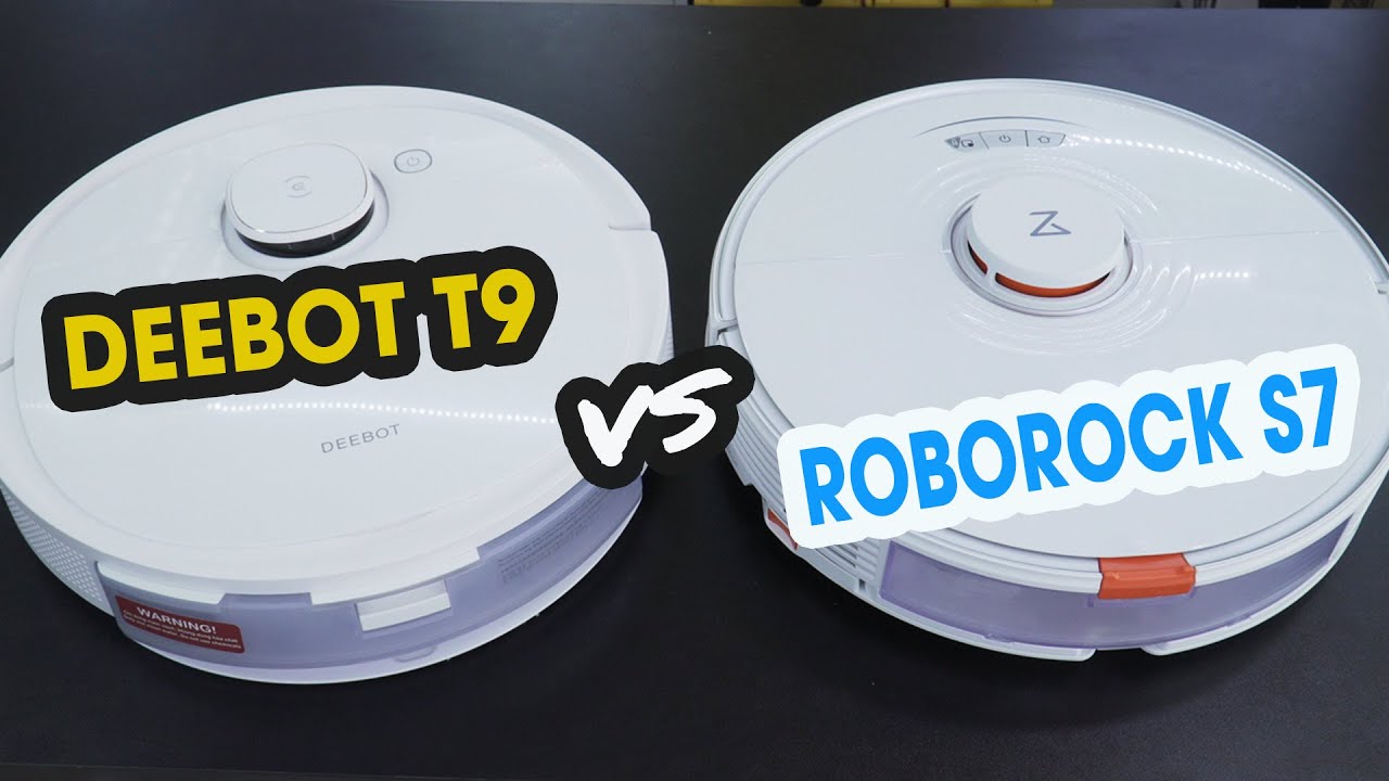 So S&aacute;nh Robot h&uacute;t bụi Ecovacs Deebot T9 VS Xiaomi Roborock S7 - JOLAVN