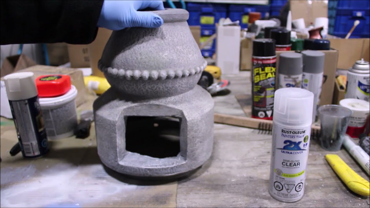 Tips & Tricks | Fountain Repairs with Concrete Patch, Paint and Clear Spray