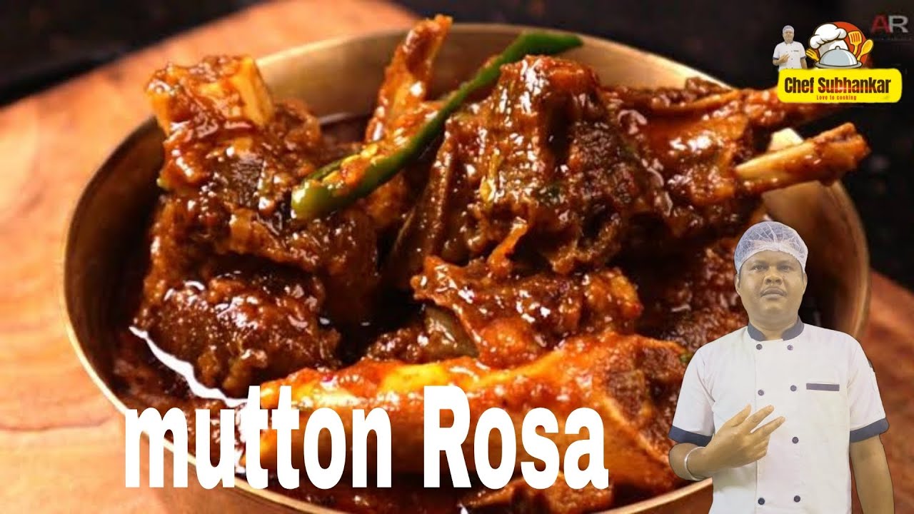 Mutton Rosa Recipe in Bangla | Bengali mutton curry Recipe | mutton curry | Chef subhankar