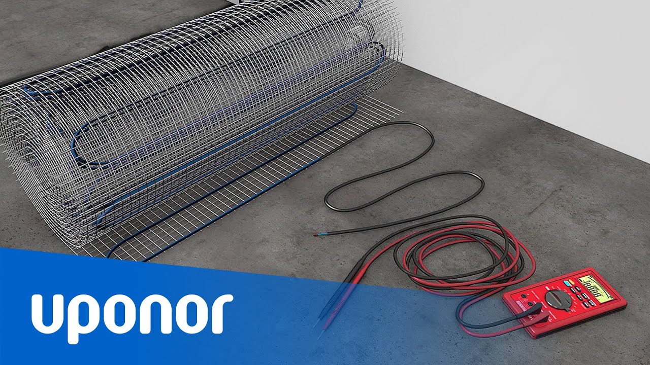 Uponor Comfort E - Installatie kabelmat
