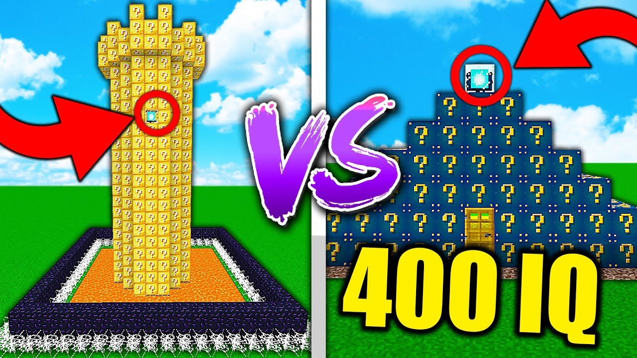 TEGO SIĘ NIE SPODZIEWAŁEM! LUCKY BLOCK WOJNA ZAMKÓW - LUCKY BLOCK CHALLENGE PL