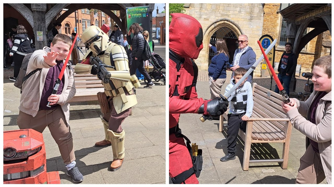 May the 4th star wars celebration at market harborough