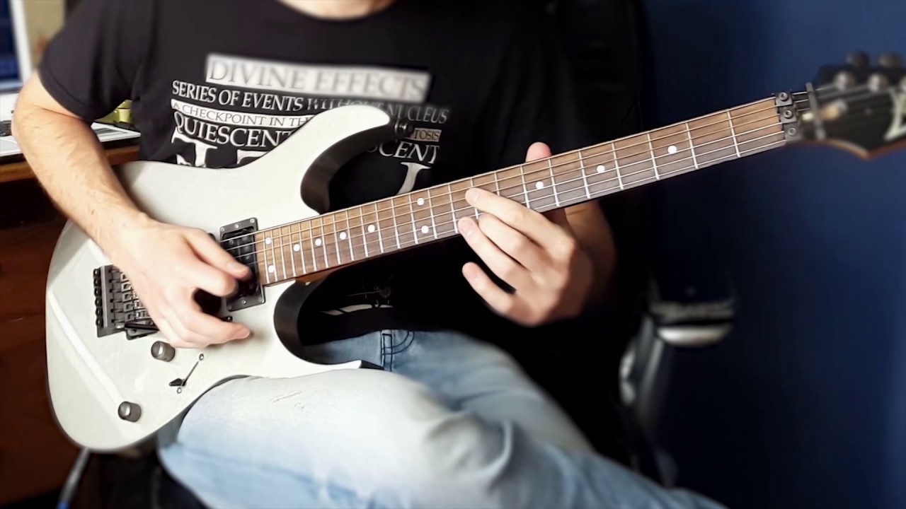 VSAK - In Flight (Martin Miller's solo) - Backing track + tab in description