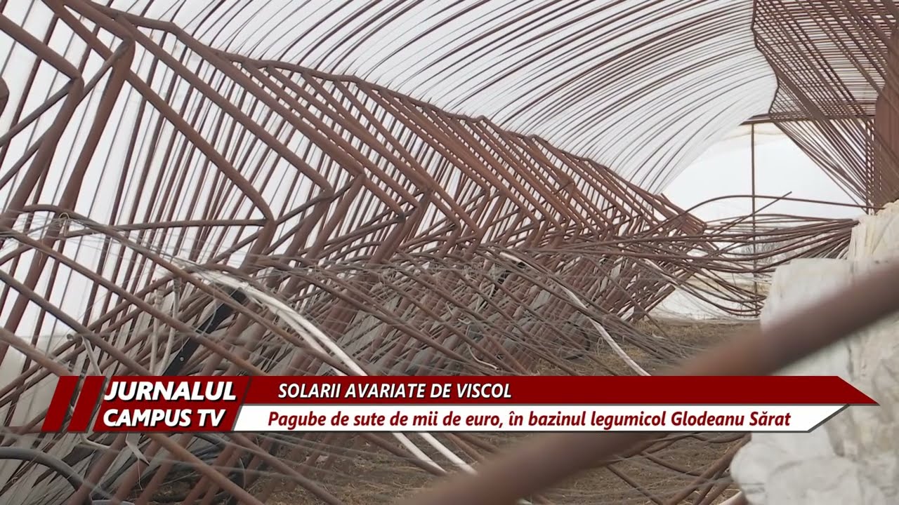 PAGUBE DE SUTE DE MII DE EURO LA SOLARIILE DE LA GLODEANU SĂRAT