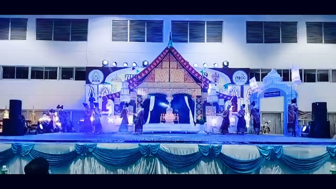ບົດຟ້ອນປະທິບນ້ອມວັນທາບູຊາພະເຈົ້າ ແຂ່ງຂັ້ນນະຄອນຫຼວງ ຈາກໂຮງຮຽນຮຸ່ງເຮືອງ ຕົວແທນເມືອງສີໂຄດຕະບອງ ອັນດັບ 2