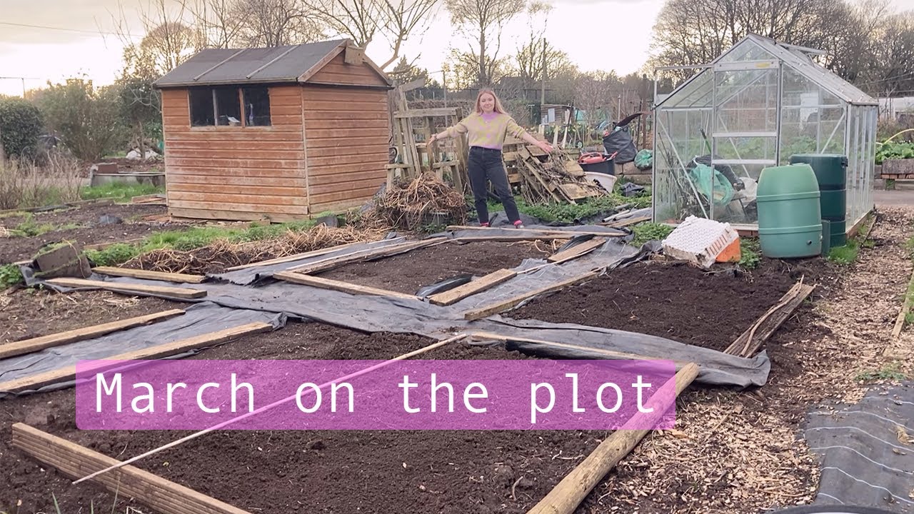 March Allotment Tour | Feeling overwhelmed 💐 Allotment Vlog Ep.4 💐