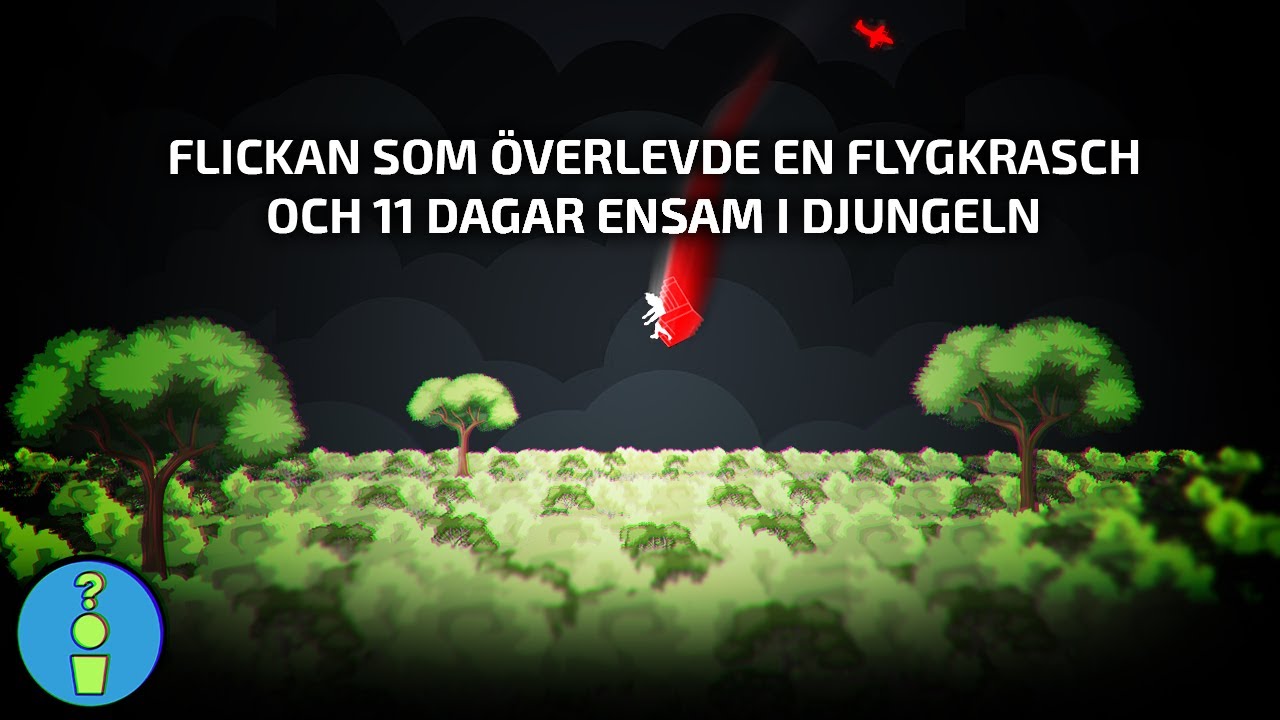 FLICKAN SOM ÖVERLEVDE EN FLYGKRASCH OCH 11 DAGAR ENSAM I DJUNGELN
