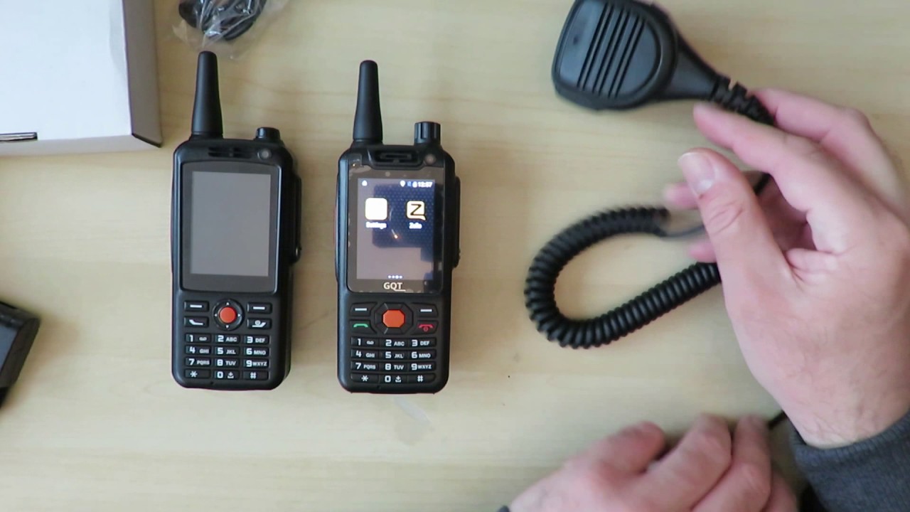 Unboxing F25 Zello POC Radio Walkie Talkie Deutsch
