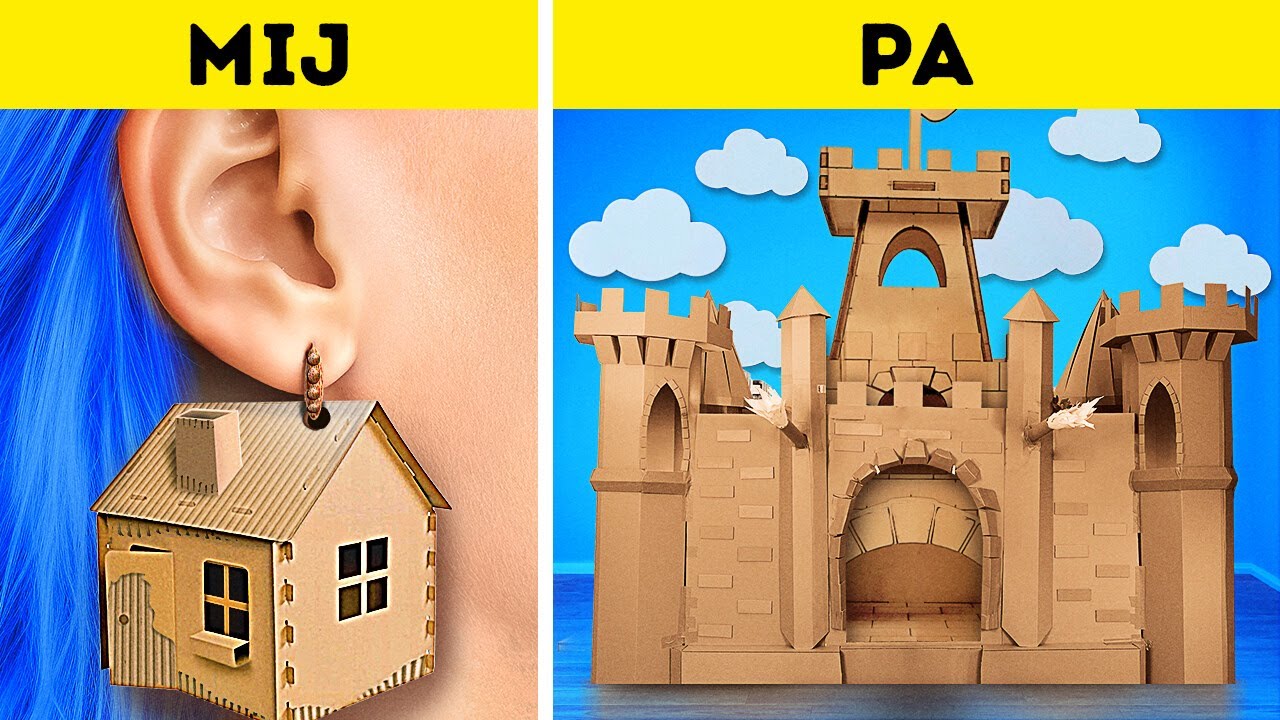 UNIEK CARDBOARD CRAFTS VOOR GENIEKE OUDERS || Leuke ouderhacks & knutsels van 123 GO!