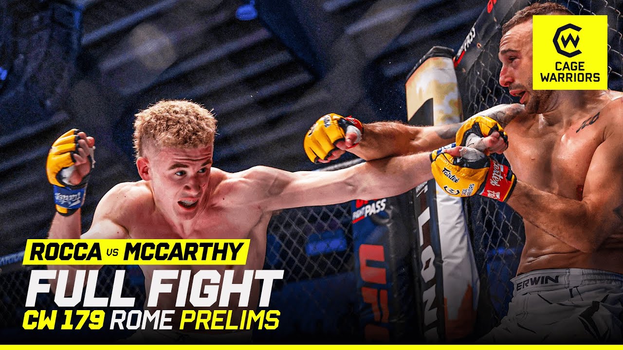 THE HOTSTEPPER IS HERE 🕺 | Gianluca Rocca VS. Conor McCarthy | FULL FIGHT | CW 179 Rome