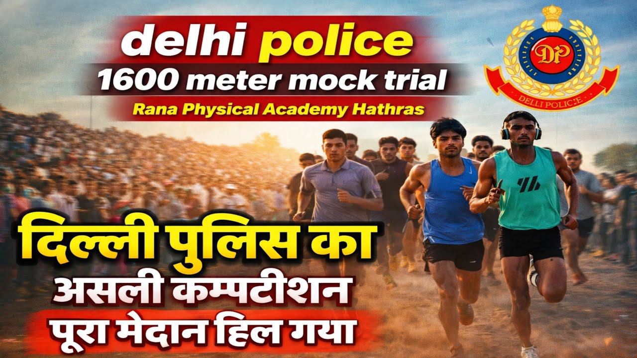 Delhi Police Time Trial (1680m) l Rana Physical Academy l +91 8445471516 
