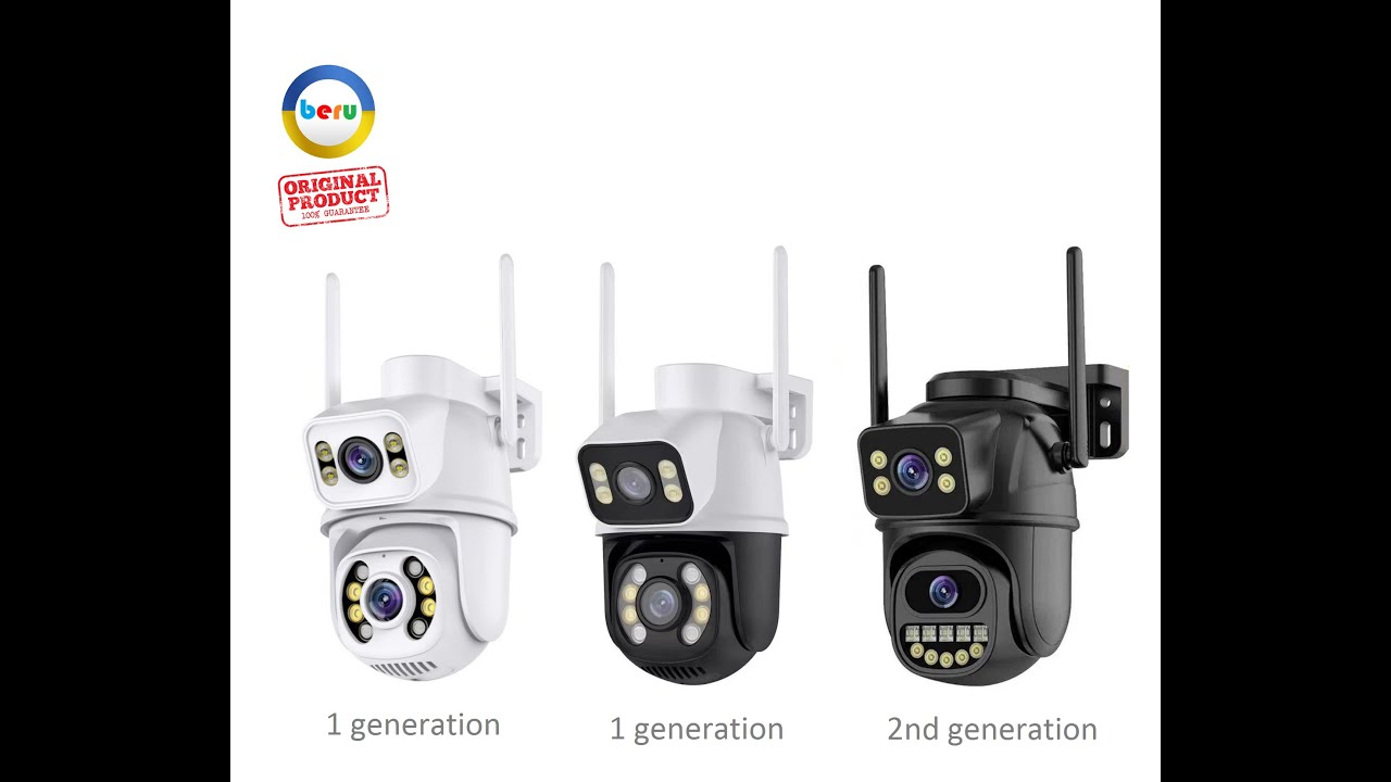PTZ DW4 Уличная Двойная 2 линзы IP Wi Fi камера Наблюдения Видеонаблюдения IP66