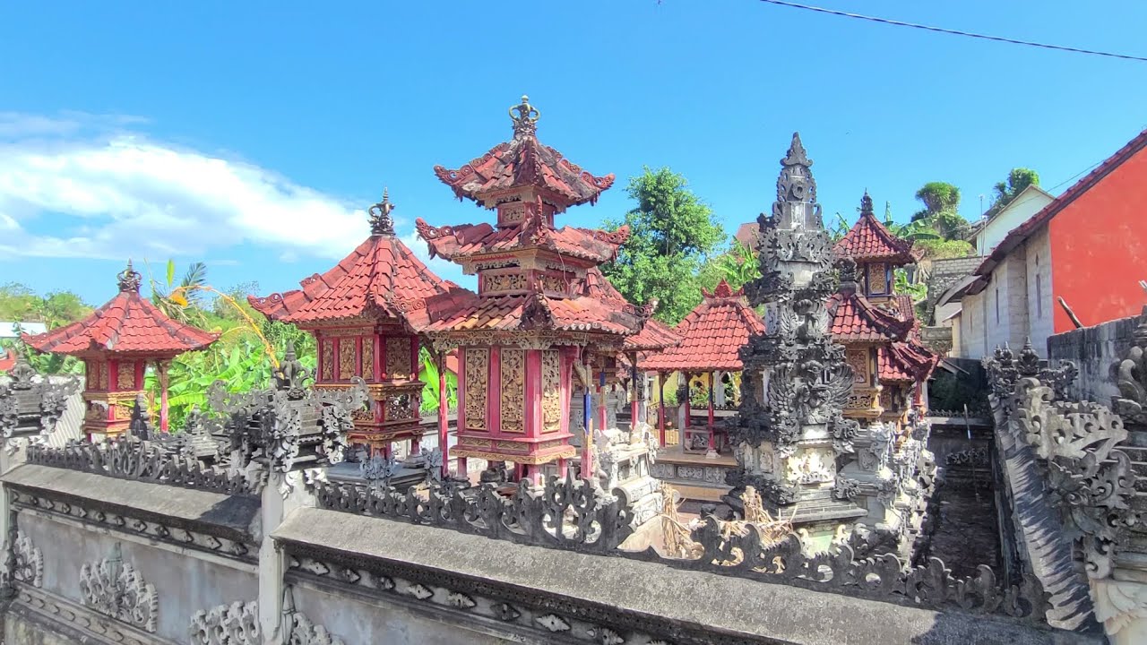 Penida Indonesia 2023 - Amazing Hindu Village 4K Walking Tour