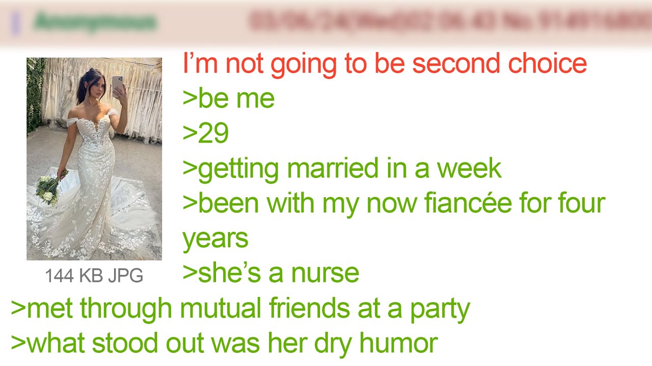 Она написала своему бывшему прямо перед нашей свадьбой | Истории 4Chan Greentext