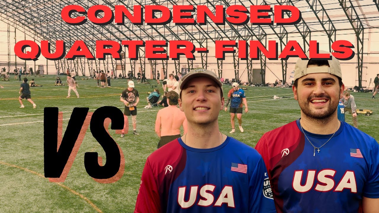 Christmas Classic Condensed Quarter-Finals VS Snover/Rose : Full Roundnet (Spikeball) Match 