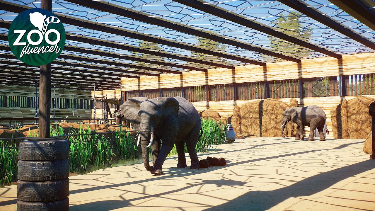 Indoor Elephant Habitat and Staff Area | Planet Zoo Speed Build | Veluwe Zoo EP28