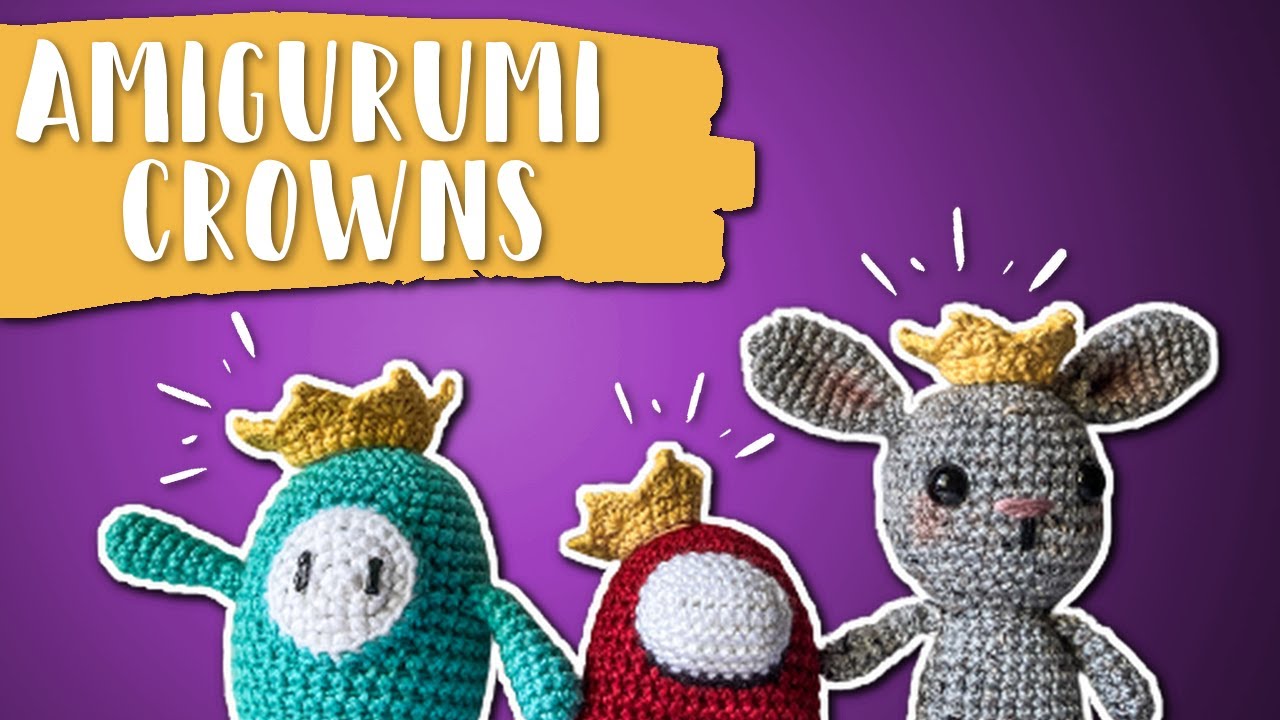 Amigurumi Crown | Crochet With Me | Fall Guys Among Us Luna Doll Crown