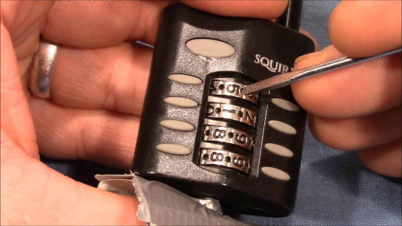 (выбор 275) Расшифровка 4-х колесного кодового замка SQUIRE — спасибо Lock Noob за это