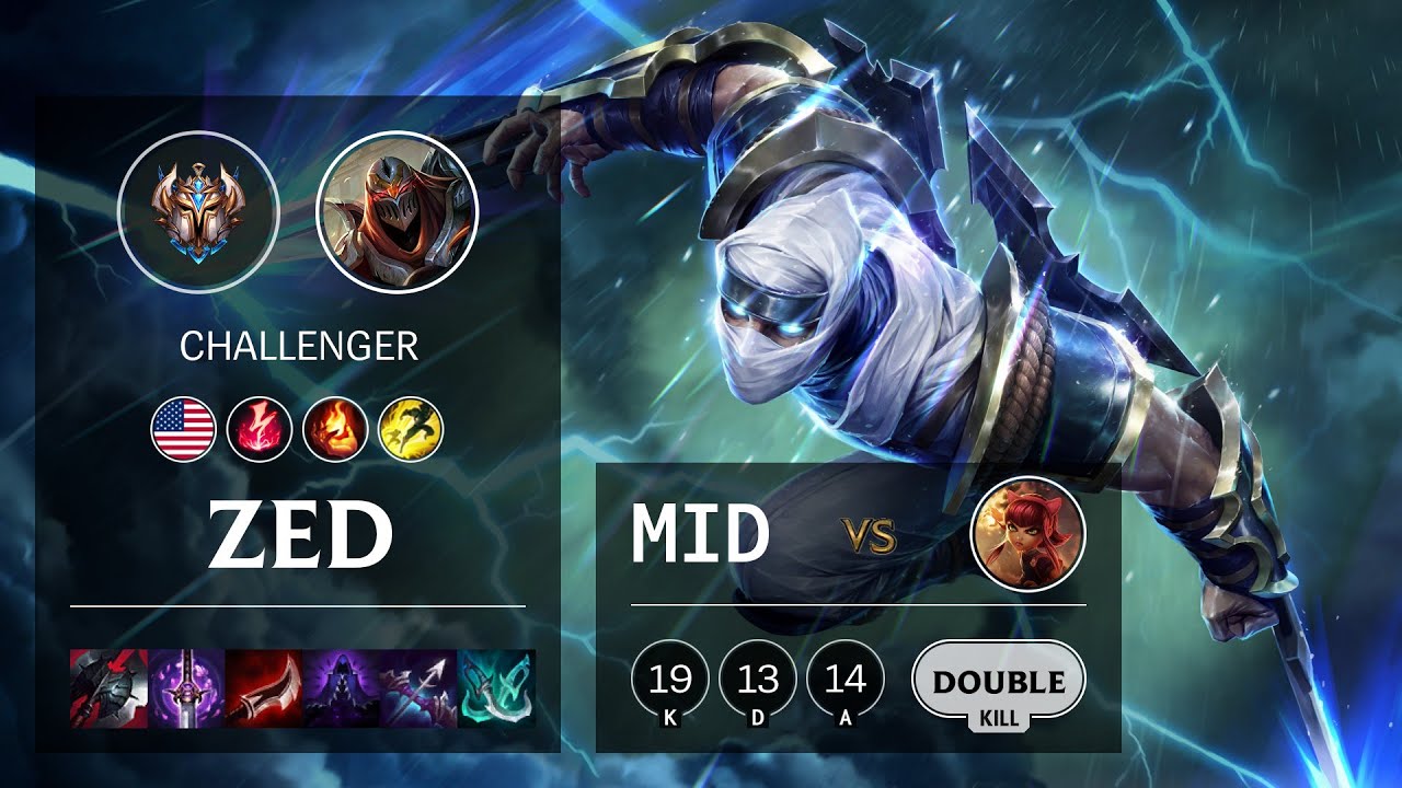 Zed Mid vs Annie - NA Challenger Patch 10.16