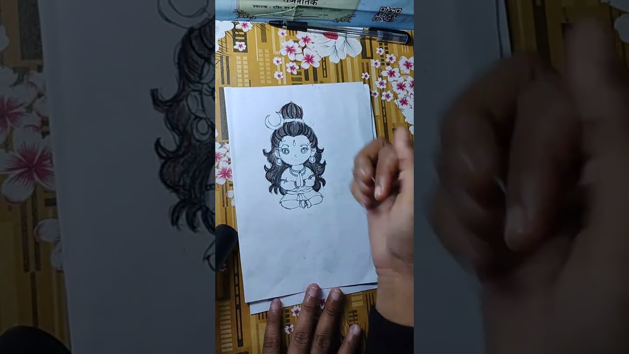 UR Artbook is live  shiva drawing for kids