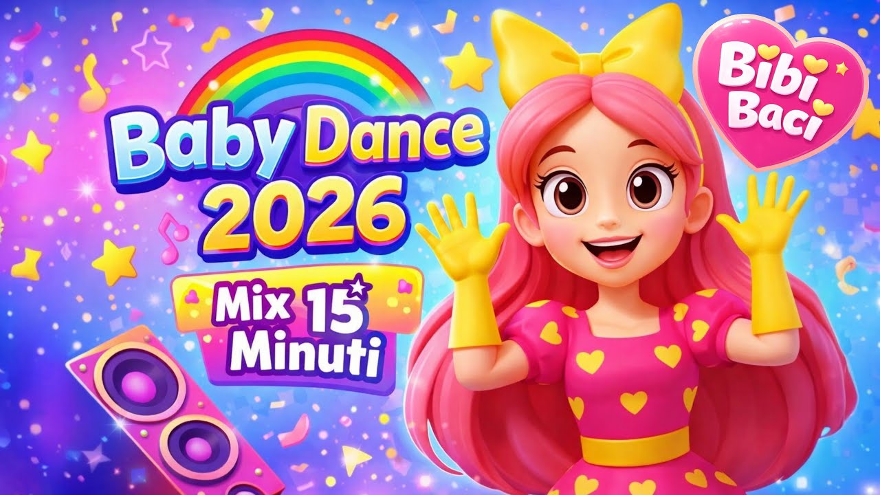 🌈 Le Canzoni di Bibi Baci - Mix 2026: Carnevale, San Valentino, Ballo in Fattoria e tante altre!