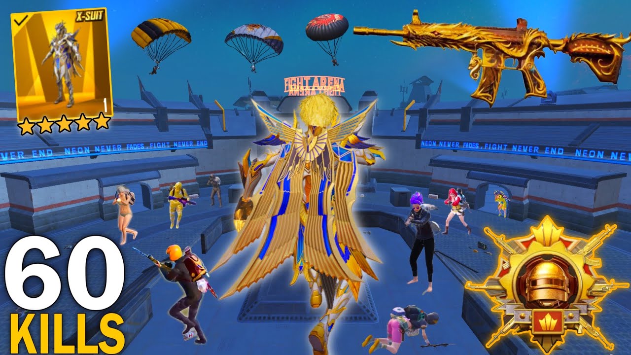 60 Kills🔥 IN 20 MINUTES NEW HARDEST GAMEPLAY 🥵 Pubg mobile