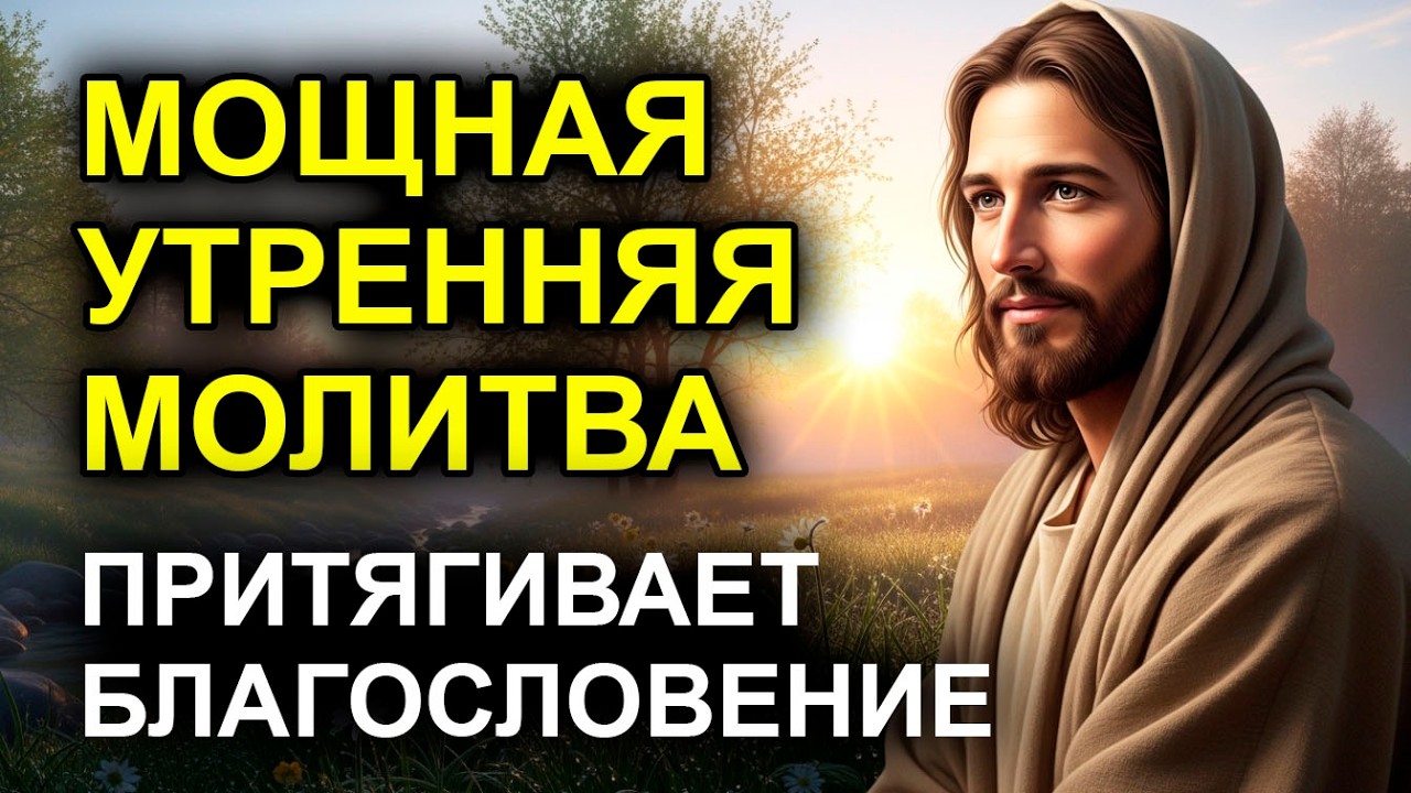 УТРЕННЯЯ МОЛИТВА Включи это, как только откроешь глаза, и день пройдет идеально!