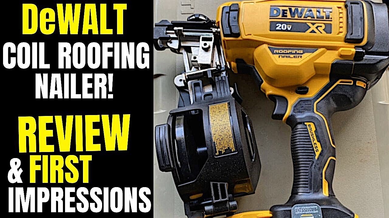 DeWALT 20V Coil Roofing Nailer - REVIEW & FIRST IMPRESSIONS!