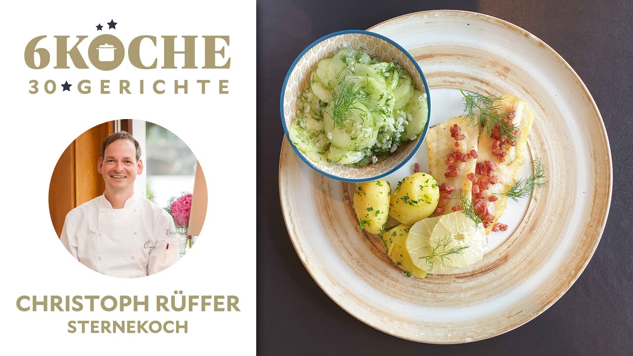 Schollenfilet mit Gurkensalat von Christoph Rüffer | Helios Ernährungswoche: 6 Köche – 30 Rezepte