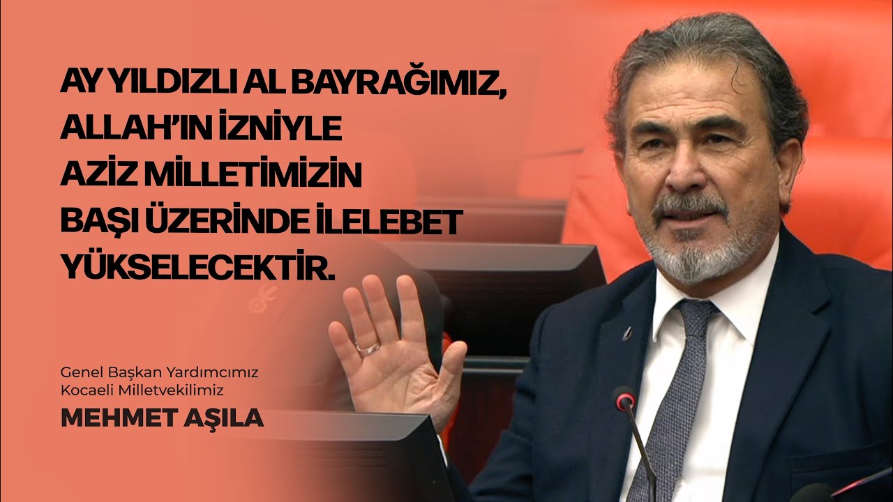 Ay yıldızlı al bayrağımız, Allah’ın izniyle aziz milletimizin başı üzerinde ilelebet yükselecektir.