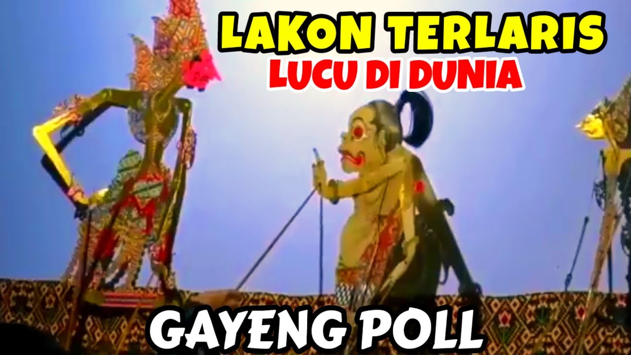 Wayang kulit lucu Dalang Seno Nugroho 