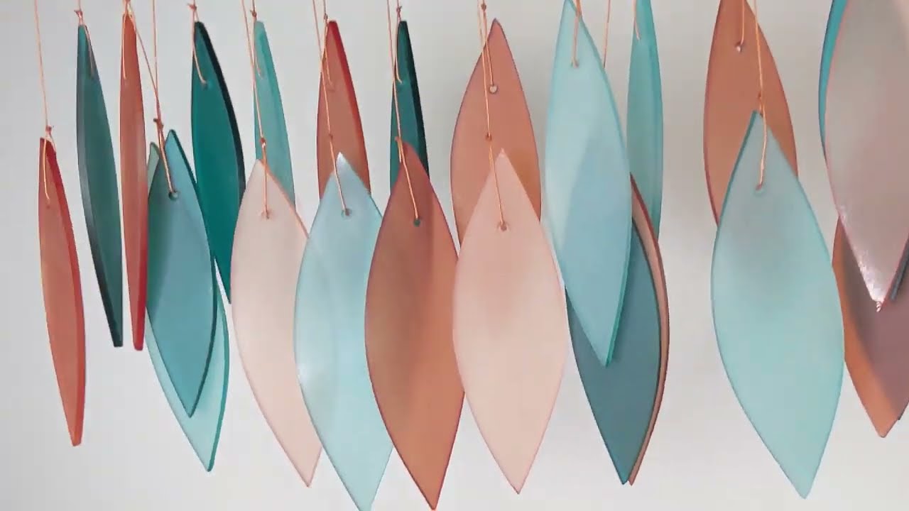 Beautiful and Relaxing Found Wood and Glass Wind Chime Review