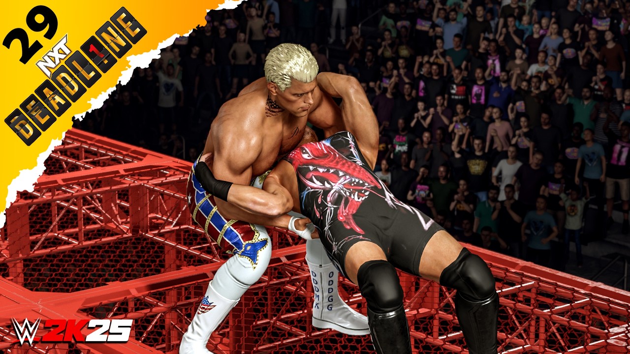 Cody Rhodes vs. Rob Van Dam NXT Deadline FULL Match | WWE 2K25