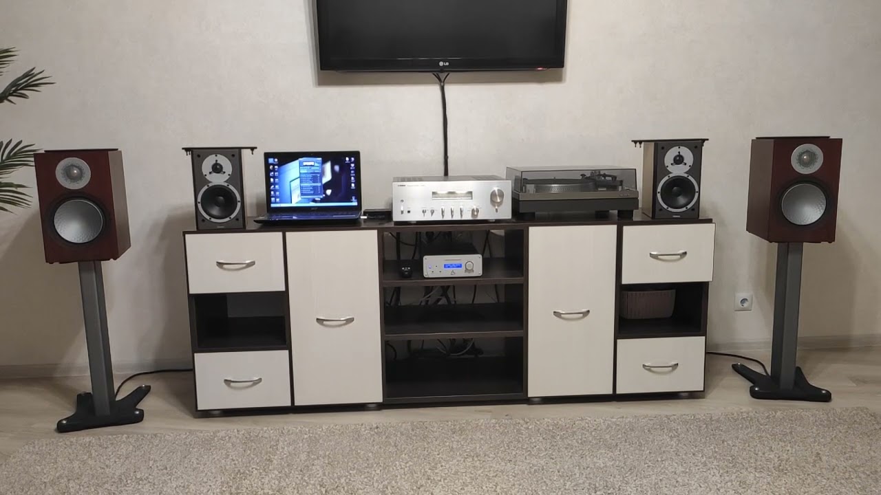 Yamaha A-S1200 + Monitor Audio Silver 100. Источник Leema elements precision 24/192 DAC.